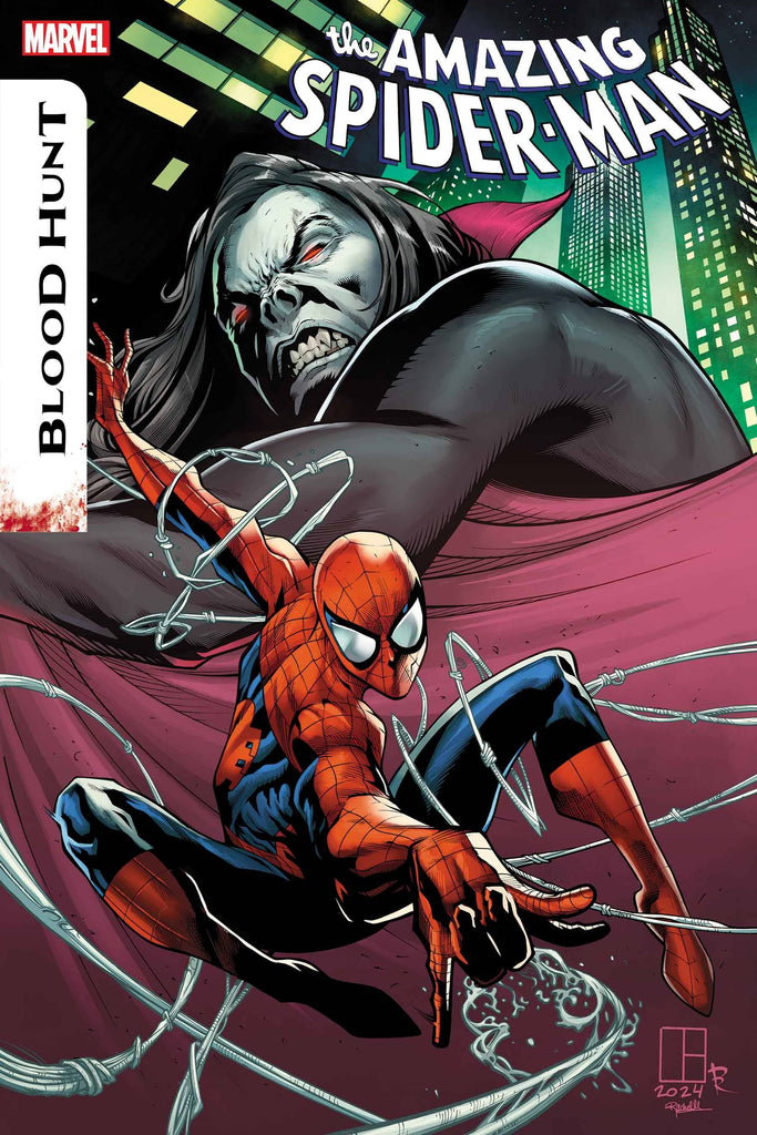Spidey's role in BLOOD HUNT becomes clear in AMAZING SPIDER-MAN BLOOD HUNT #1  on May 15 at COMIC FEVER!