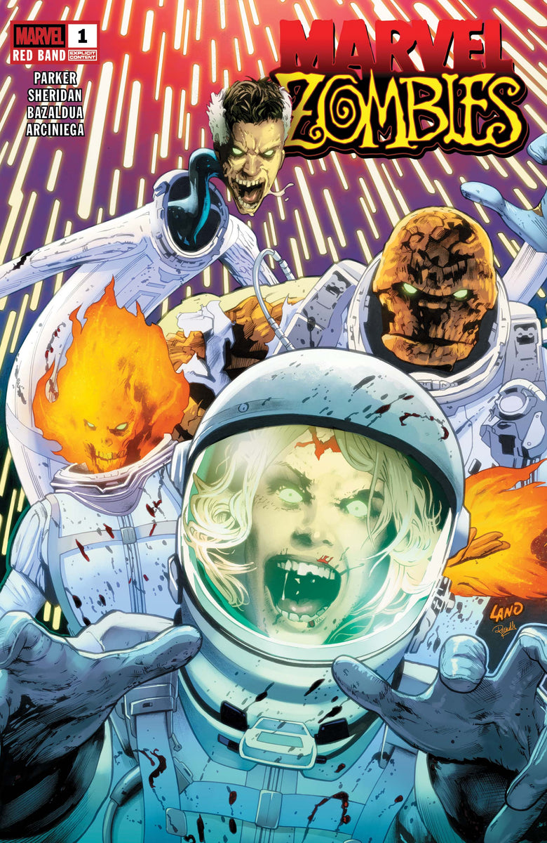 THE DEAD RISE AGAIN FOR THE FIRST TIME in Marvel Zombies: Red Band