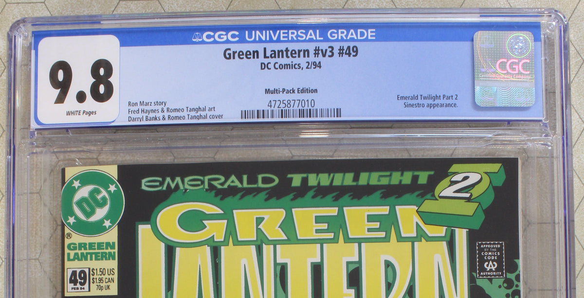 GREEN LANTERN #49 vol.3 CGC 9.8 (1994) Multi-pack ed. (DC Comics