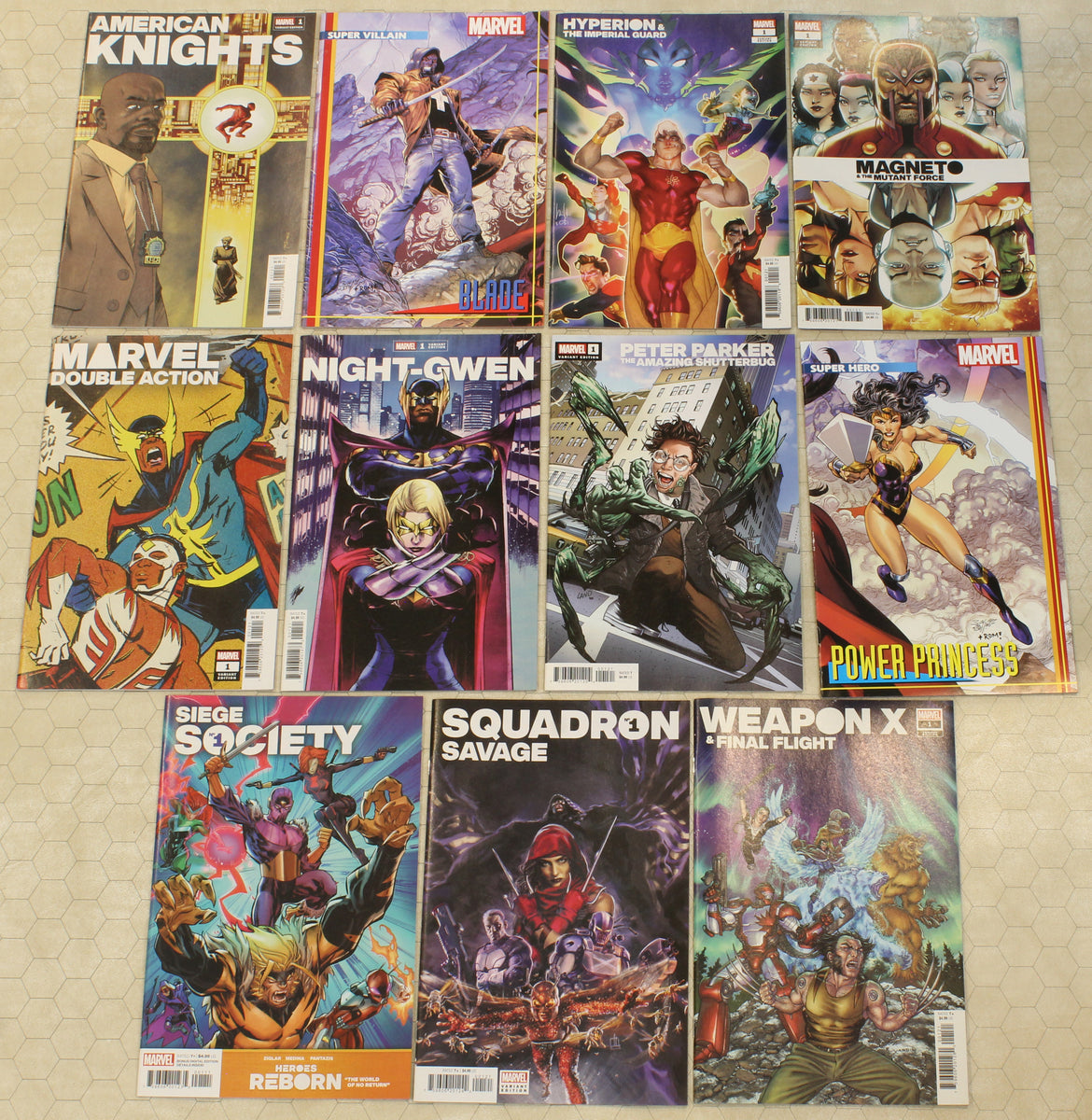 11 issue Set of HEROES REBORN stories (2021) w variants (Marvel