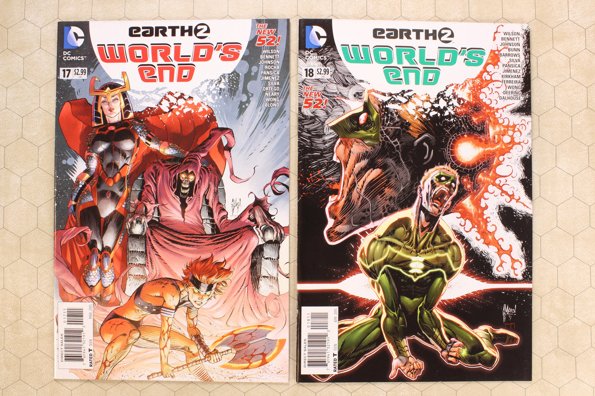 Buy DC Comics Earth 2 Worlds End Lot of 25 NM/VF+ The New 52!