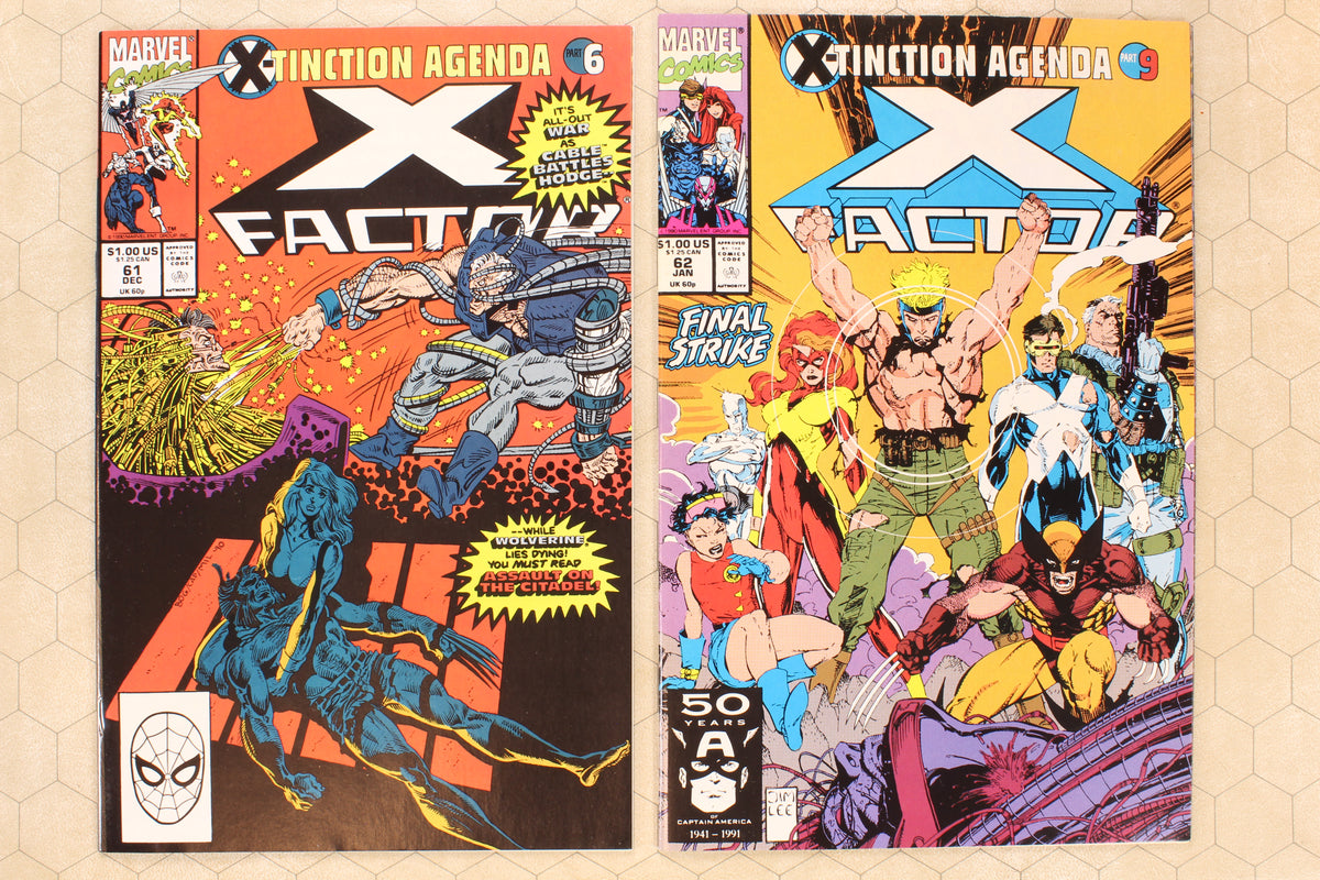 X-FACTOR #60 - 64 (1990) vol.1 SET (Marvel Comics lot) – Comic Fever