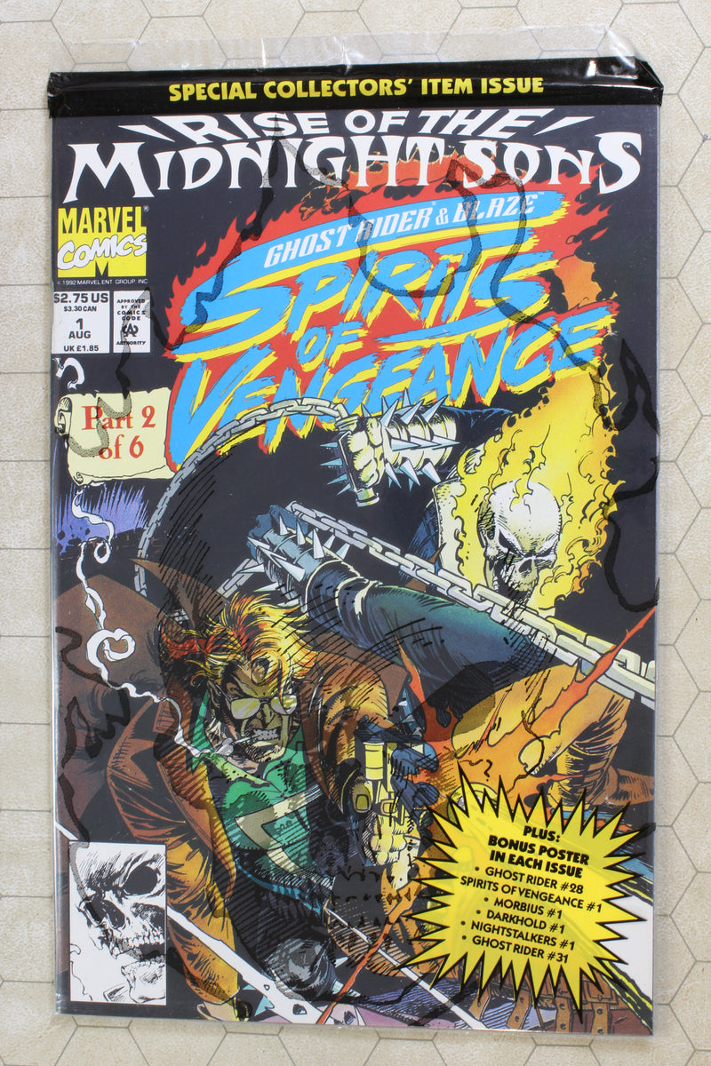 Ghost Rider / Blaze Spirits of Vengeance #1 (1992) Marvel Comics