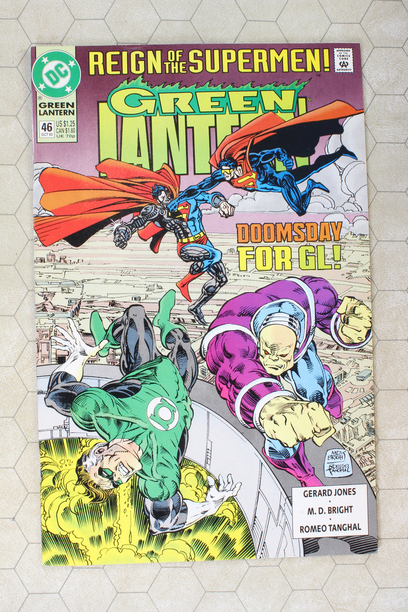 Green Lantern #46 (1993) DC Comics NM 'Reign of the Supermen' tie