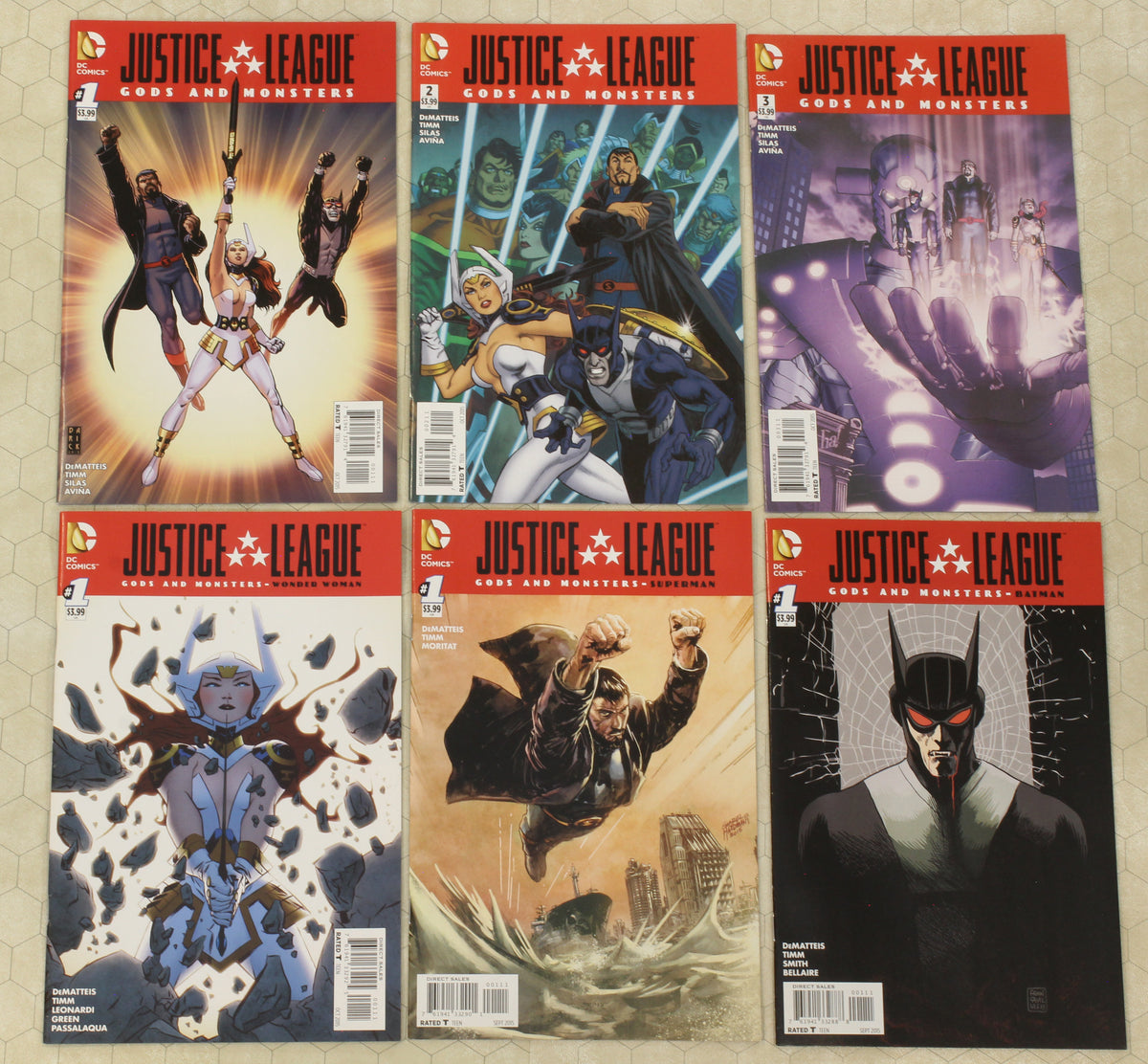 gods and monsters comic JUSTICE LEAGUE Gods and Monsters #1-3, Batman, Superman, Wonder Woman –  Comic Fever