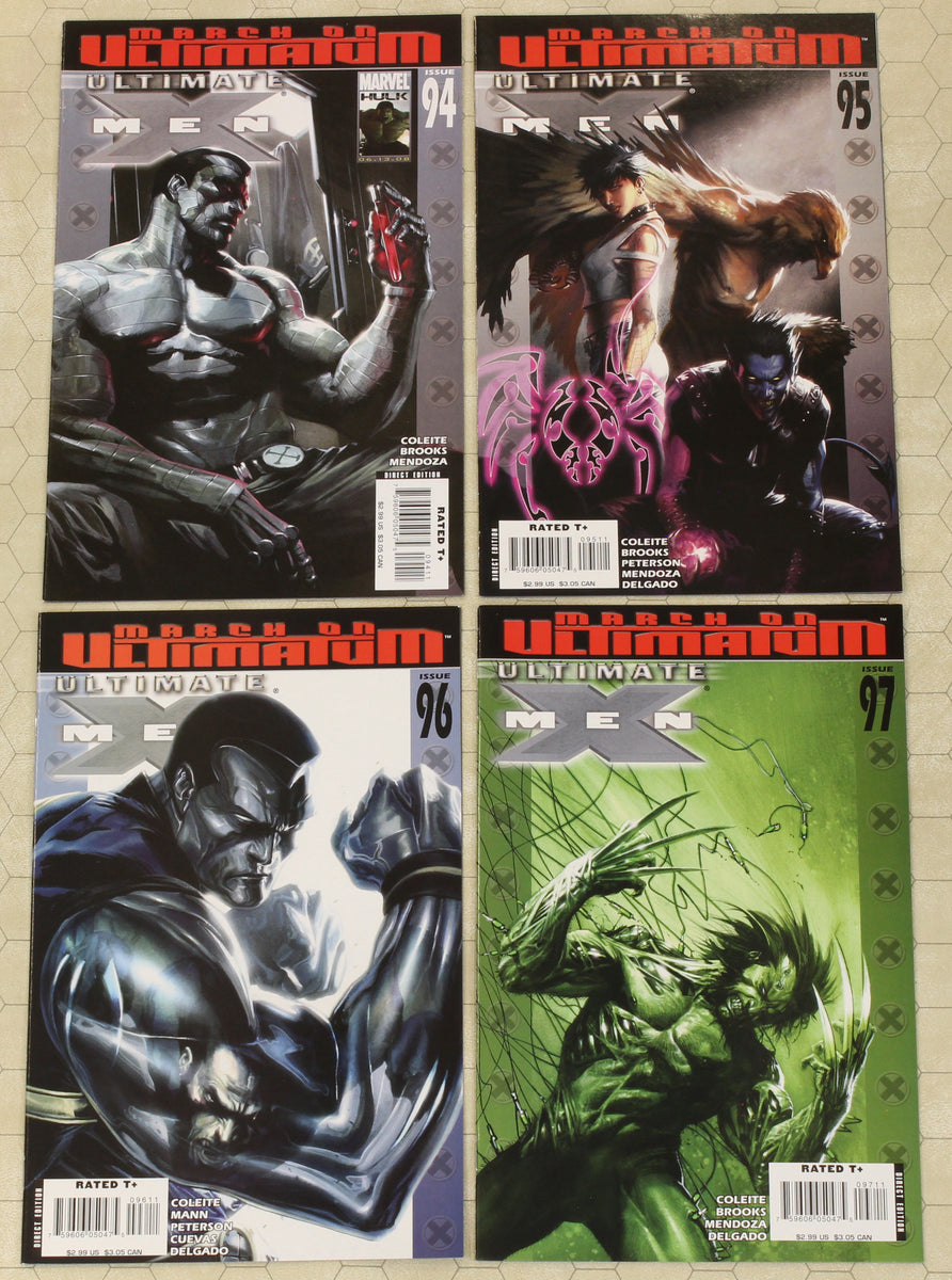 ULTIMATE X-MEN #94 - 97 (2008) vol.1 set (Marvel Comics lot