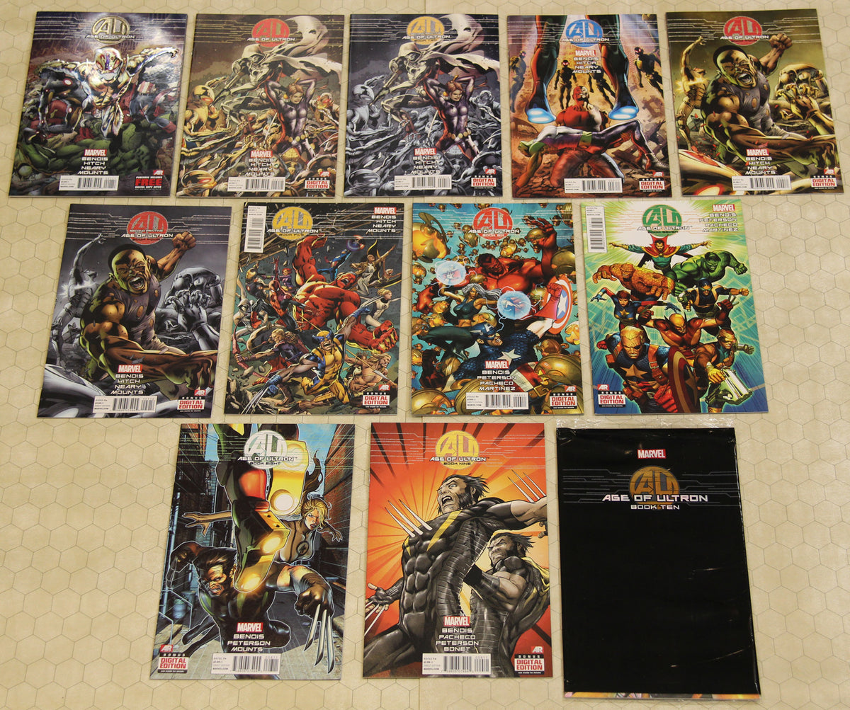 AGE OF ULTRON (2013) Set #1 - 10 w EXTRA NM (Marvel Comics lot