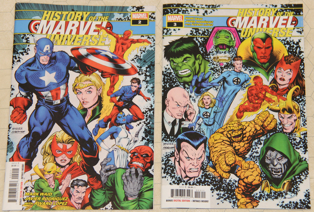 HISTORY OF THE MARVEL UNIVERSE (2019) Set #1 - 3 (Marvel Comics