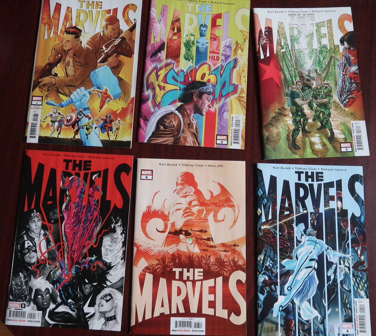 The Marvels #1 - 6 Set (2021) Marvel Comics!! – Comic Fever