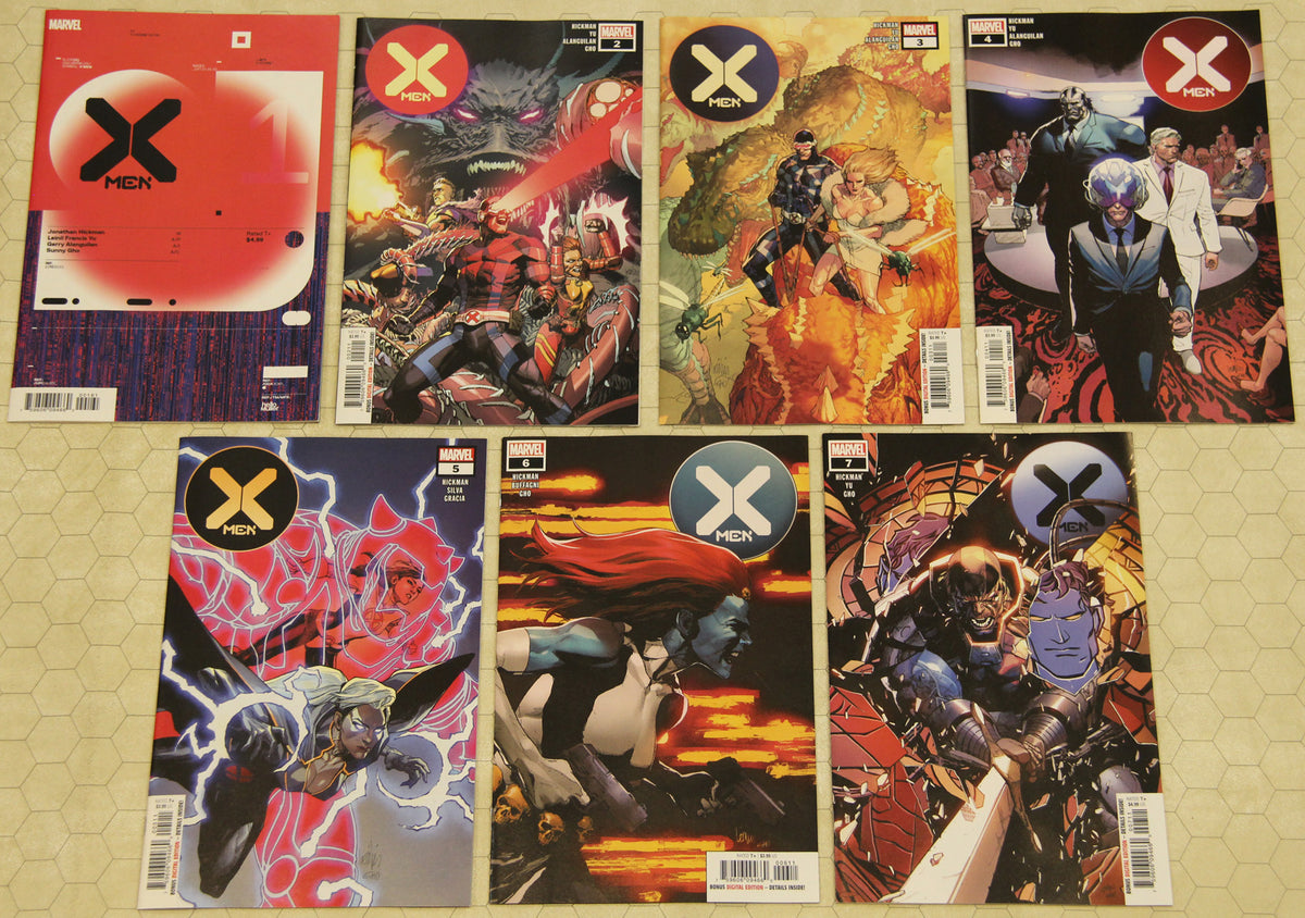 アメコミ HASBRO MARVEL UNIVERSE COMIC PACKS X-MEN X-MEN Set #1 - 7 Vol 4 (2019) NM (Marvel Comics) !! – Comic