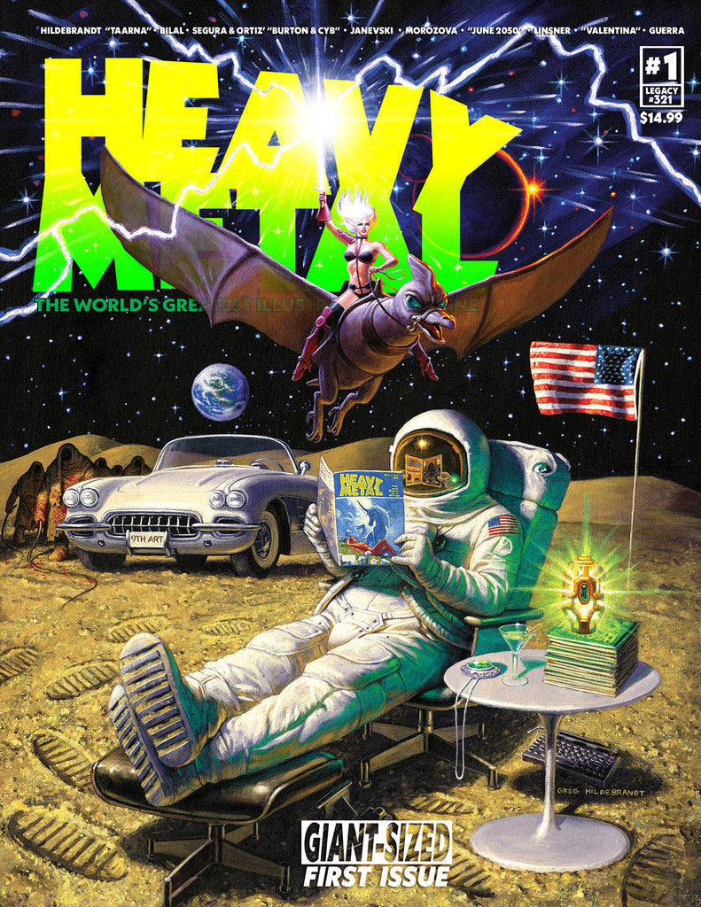 Heavier than ever, Heavy Metal magazine is back! Available May 7 at COMIC FEVER!