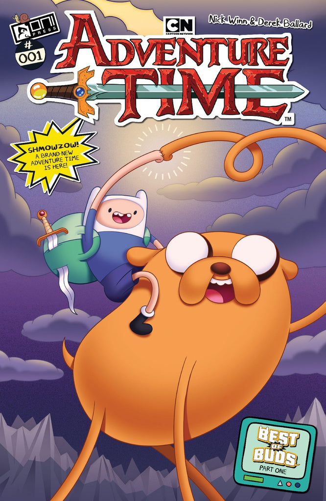 “BEST OF BUDS” starts here with a brand-new adventure nearly a decade in the making in ADVENTURE TIME #1! Available April 9 at COMIC FEVER!