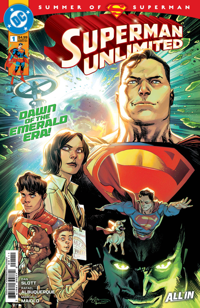 The summer of Superman heats up with a brand-new ongoing series in SUPERMAN UNLIMITED #1 ! Available May 21 at COMIC FEVER!
