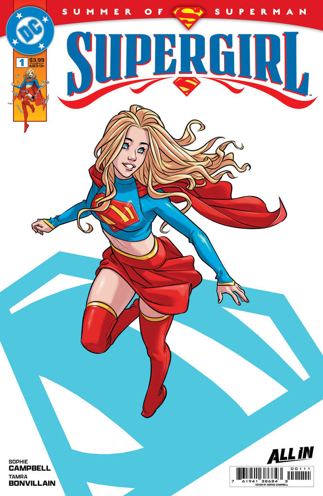 Kara returns to her roots in SUPERGIRL #1! Available May 14 at COMIC FEVER!