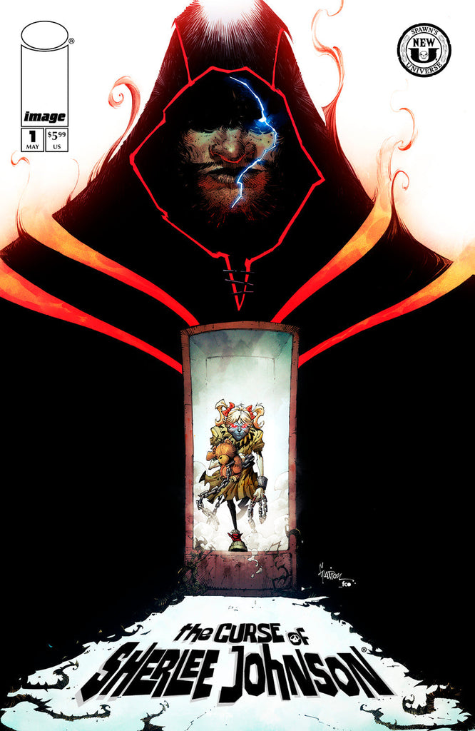 There's an epic new chapter in the Spawn Universe in SPAWN THE CURSE OF SHERLEE JOHNSON #1! Available May 21 at COMIC FEVER!