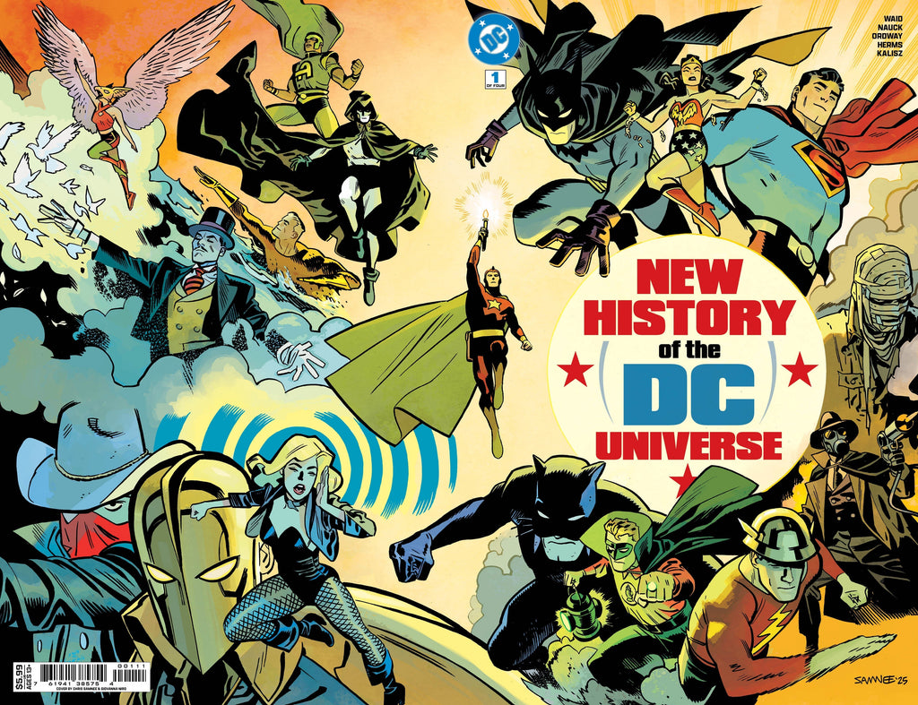 Celebrate 90 years of DC, in the NEW HISTORY OF THE DC UNIVERSE #1! Available June 25 at COMIC FEVER!