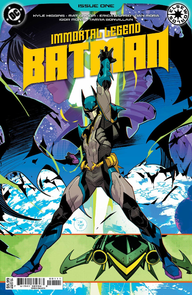 KICK-START A NEW SCI-FI BATMAN EPIC! in IMMORTAL LEGEND BATMAN #1! Available August 27 at COMIC FEVER!