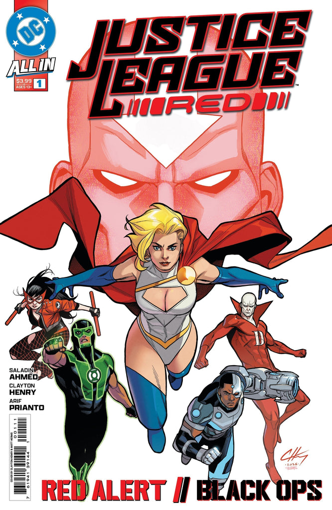 Find out how far an all-star team of heroes go to keep the peace and keep Red Tornado's secrets in JUSTICE LEAGUE RED #1! Available August 20 at COMIC FEVER!