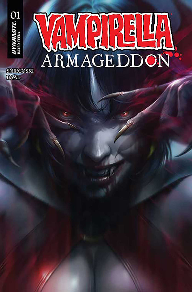 THE COUNTDOWN TO DESTRUCTION BEGINS in VAMPIRELLA ARMAGEDDON #1! Available July 23 at COMIC FEVER!