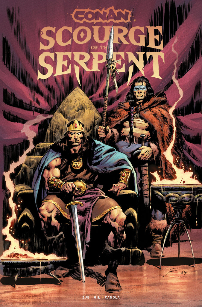 Three stories will weave together to answer a chilling question of past and present in CONAN THE BARBARIAN SCOURGE OF THE SERPENT #1 ! Available September 24 at COMIC FEVER!