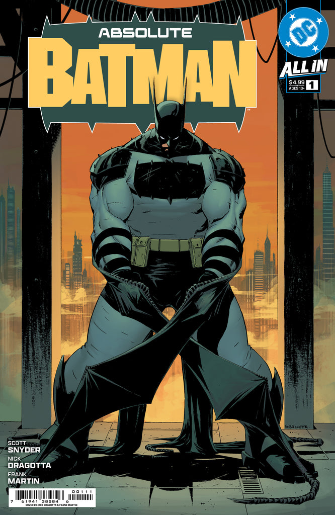 Experience the pain of Batman at his lowest. Find the hero in ABSOLUTE BATMAN #1. Available October 9 at COMIC FEVER!