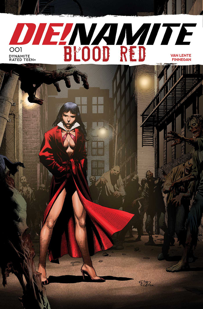 The ravening undead return to resume their feasting in DIENAMITE BLOOD RED #1! Available November 5 at COMIC FEVER!