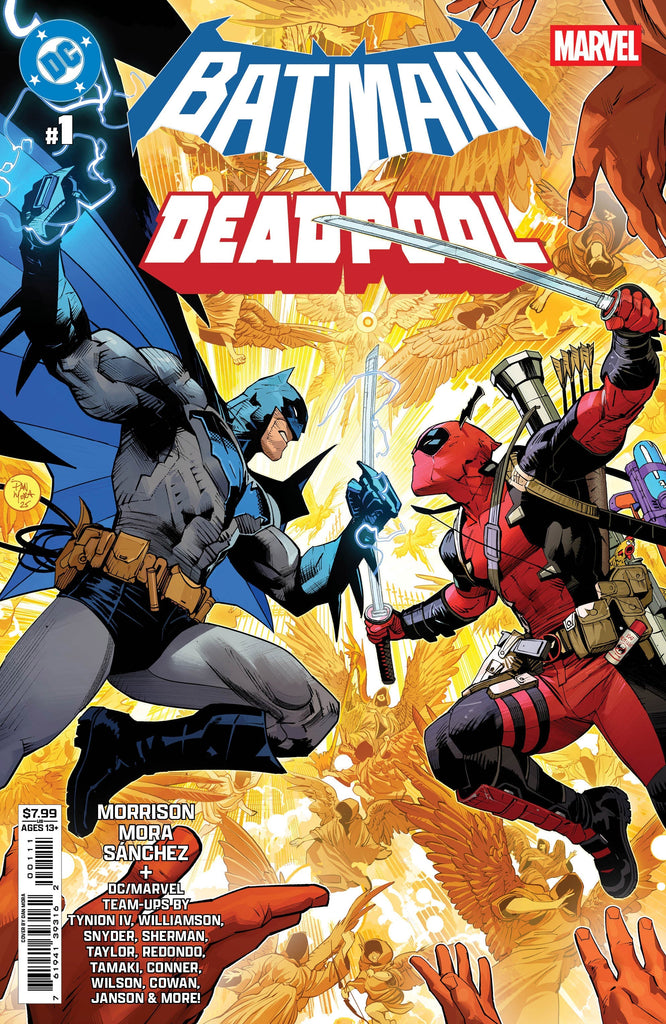 The Dark Knight and the Merc with a Mouth team up for an adventure in DC MARVEL BATMAN DEADPOOL #1!  Available November 19 at COMIC FEVER!