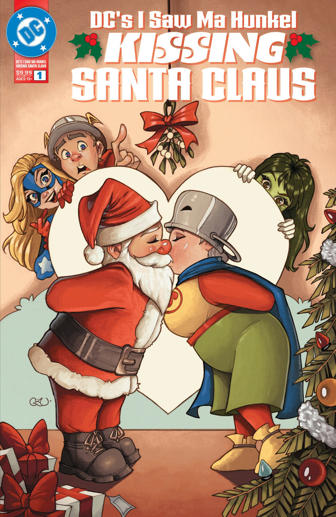 You can't unsee DC's I SAW MA HUNKEL KISSING SANTA CLAUS #1! Available November 26 at COMIC FEVER!