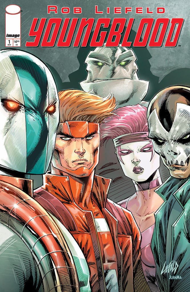 Get your 1990's Liefeld fix on in YOUNGBLOOD #1. Available November 12 at COMIC FEVER!