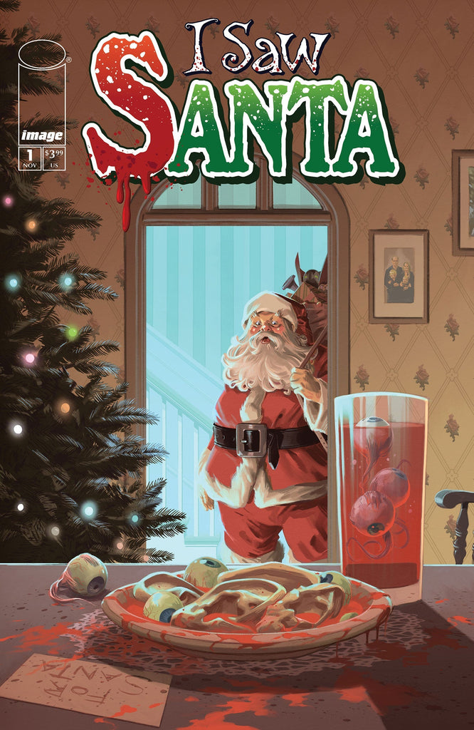 Santa gives presents to us all in I SAW SANTA A SPAWN UNIVERSE CHRISTMAS STORY #1! Available November 26 at COMIC FEVER!