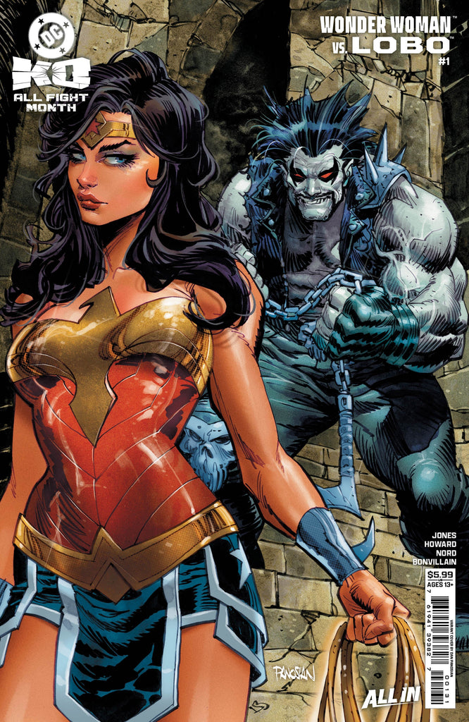 Witness the ultimate smackdown  in DC K.O. WONDER WOMAN VS LOBO #1 ! Available December 10 at COMIC FEVER!