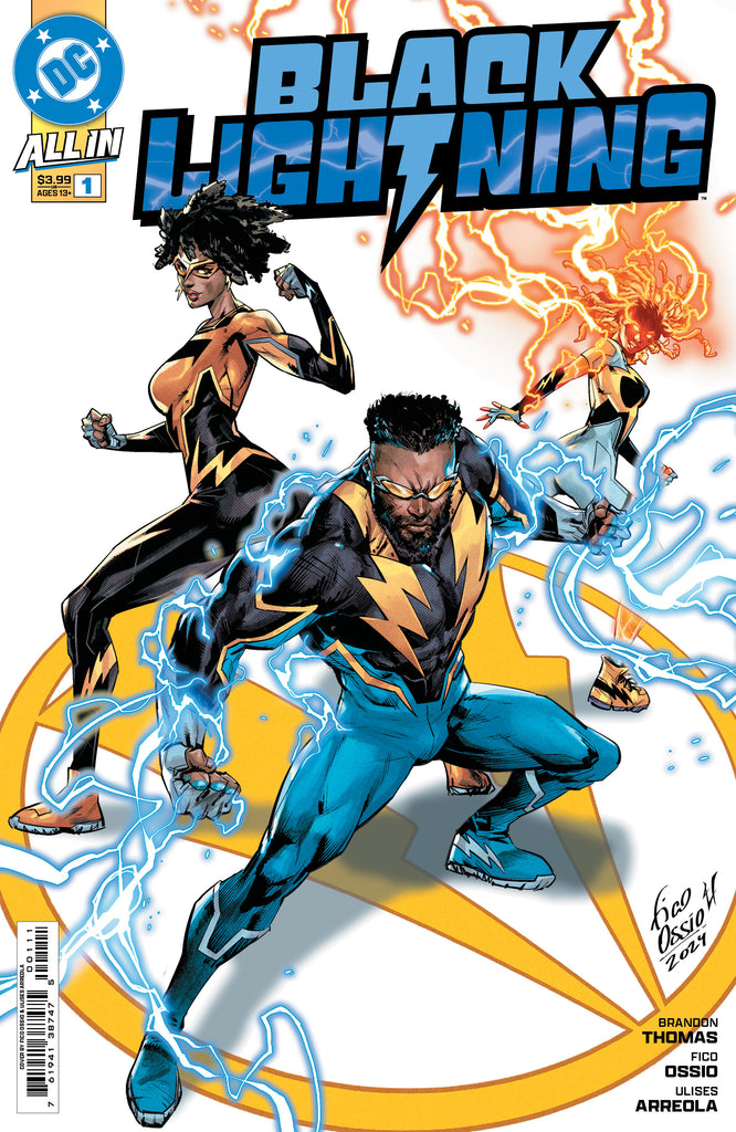 BLACK LIGHTNING IS BACK, AND THIS TIME, IT'S A FAMILY AFFAIR in BLACK LIGHTNING #1! Available November 13 at COMIC FEVER!