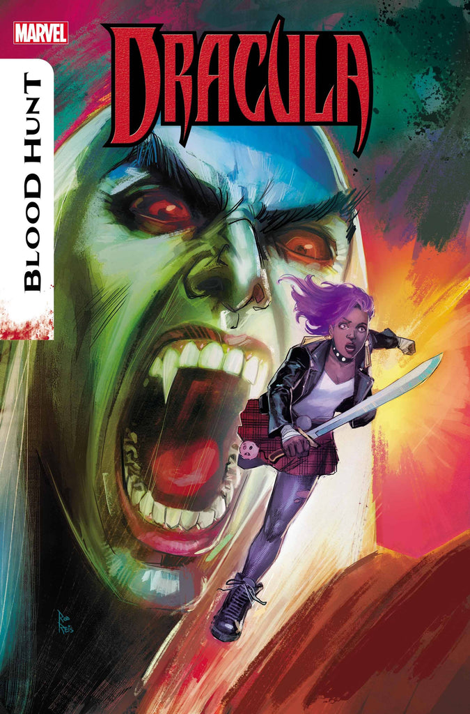 ALL WILL BOW TO THE LORD OF VAMPIRES! In DRACULA BLOOD HUNT #1. At COMIC FEVER May 8