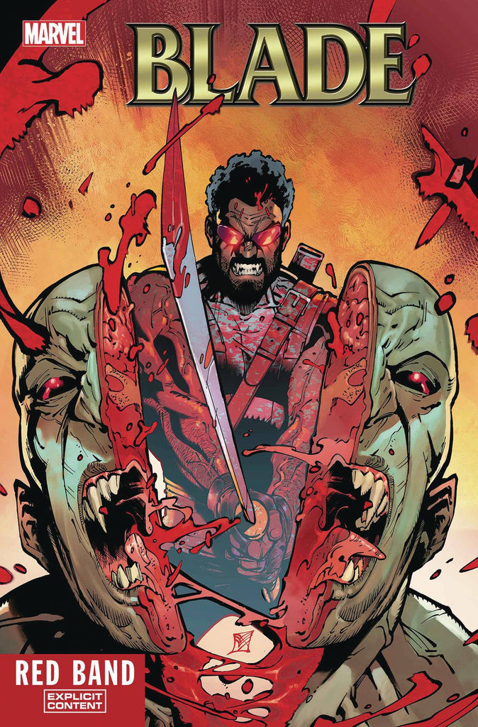 SKIN-SEARING DAWN OF A BLOODY NEW BLADE SAGA is revealed in BLADE RED BAND #1. Available October 9 at COMIC FEVER!