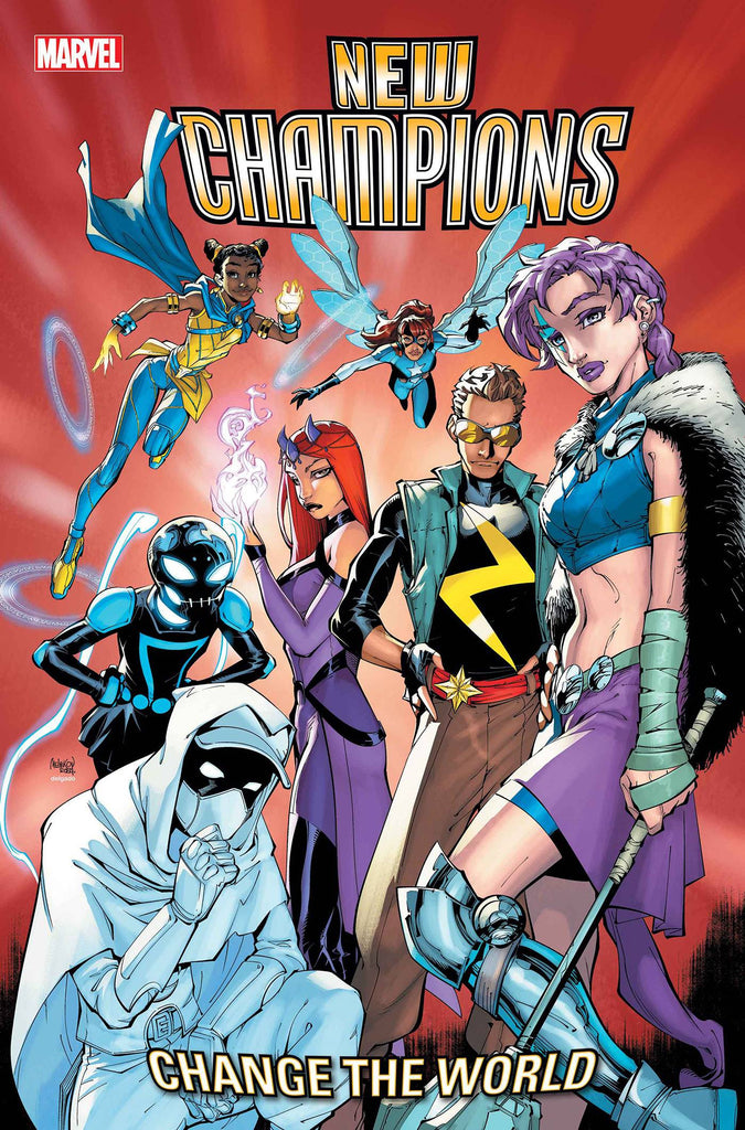 Introducing the next generation of Marvel Heroes in NEW CHAMPIONS #1. Available January 8 at COMIC FEVER!