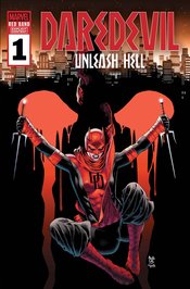 The chaos swirling across the Marvel Universe finds its way to Hell's Kitchen in DAREDEVIL UNLEASH HELL RED BAND #1! Available January 8 at COMIC FEVER!