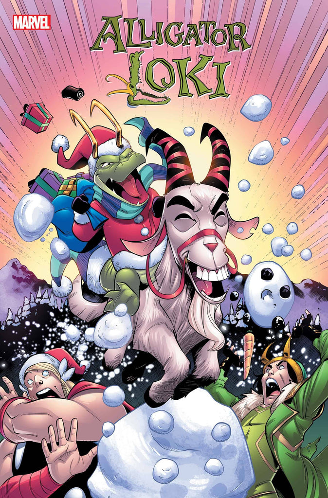 Take a big bite out of the winter with the ALLIGATOR LOKI HOLIDAY SPECIAL #1! Available December 18 at COMIC FEVER!