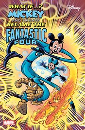 WHAT IF MICKEY & FRIENDS BECAME FANTASTIC FOUR #1 HAS YOUR FAVORITE DISNEY CHARACTERS AS MARVEL'S FIRST FAMILY!!Available January 8 at COMIC FEVER!