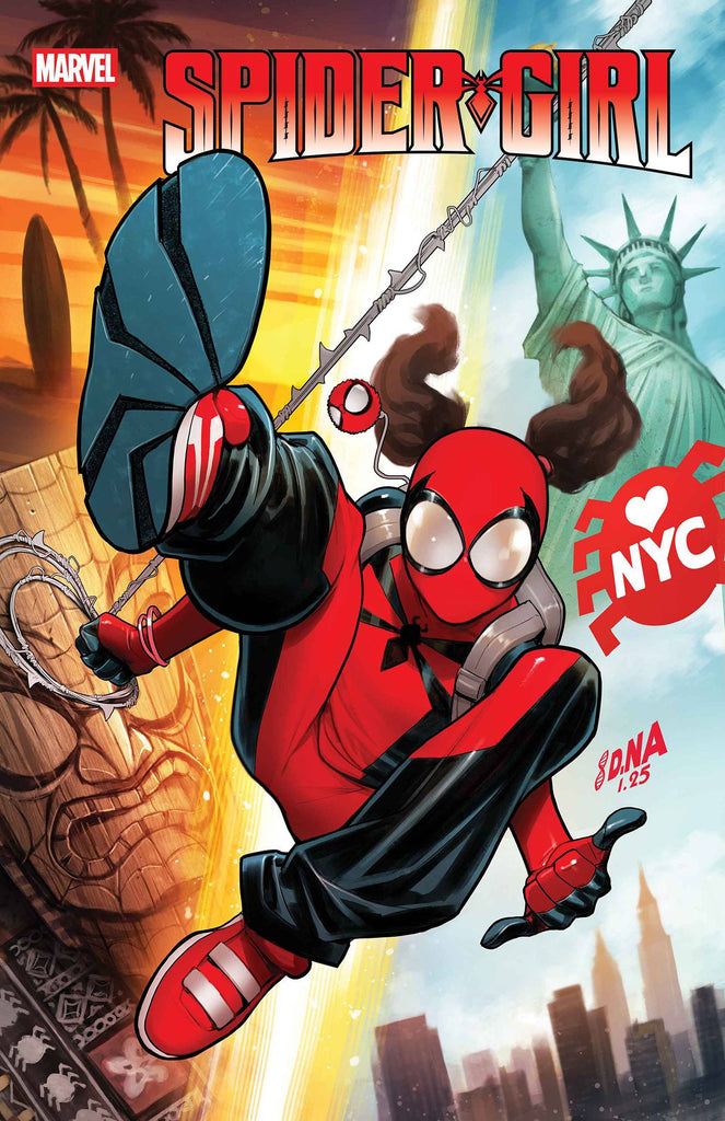 Spinning out of the pages of SPIDER-BOY comes the sensational SPIDER-GIRL #1! Available June 11 at COMIC FEVER!