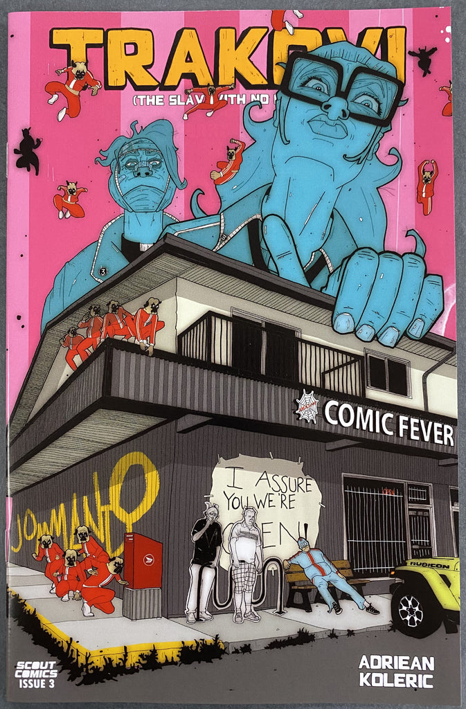Exclusive Trakovi #3 "Comic Fever" edition celebrating 35 years in business
