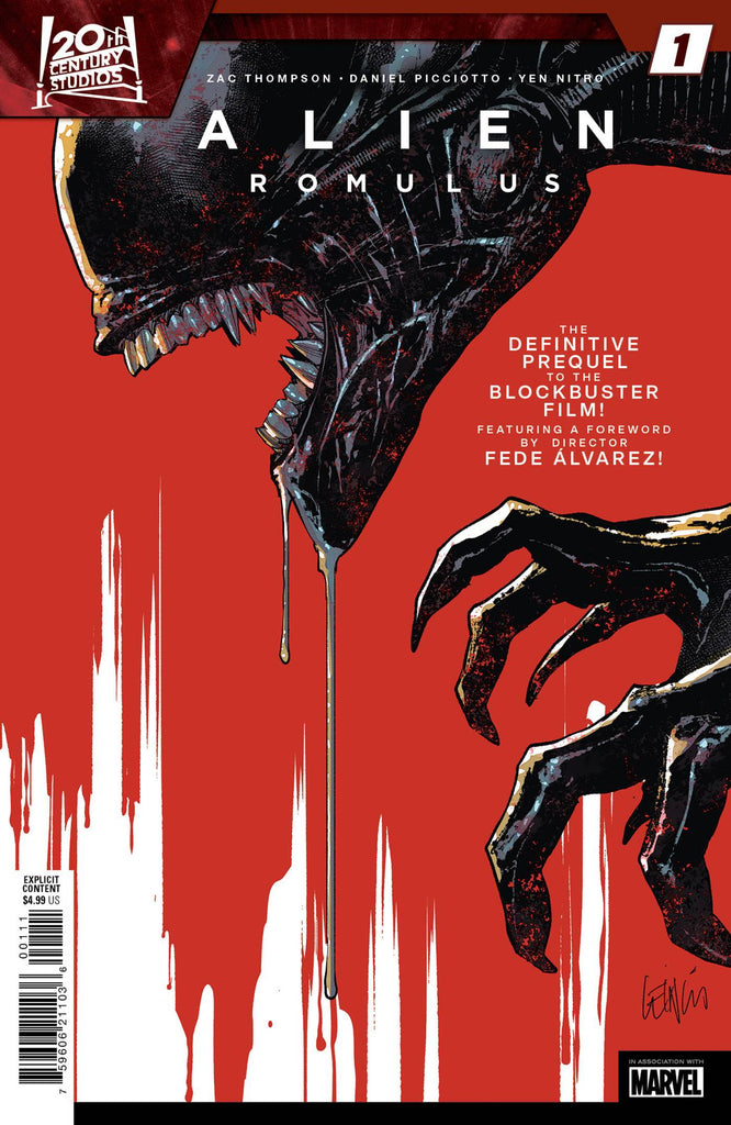 Discover the all-new story revealing secrets of the film's legendary antagonists in  ALIEN ROMULUS ANNUAL #1.Available October 23 at COMIC FEVER!