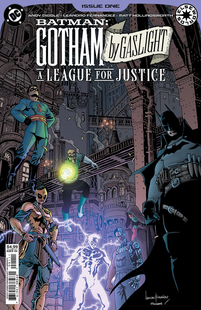 The jaw-dropping sequel not to be missed is BATMAN GOTHAM BY GASLIGHT A LEAGUE FOR JUSTICE #1! Available July 9 at COMIC FEVER!