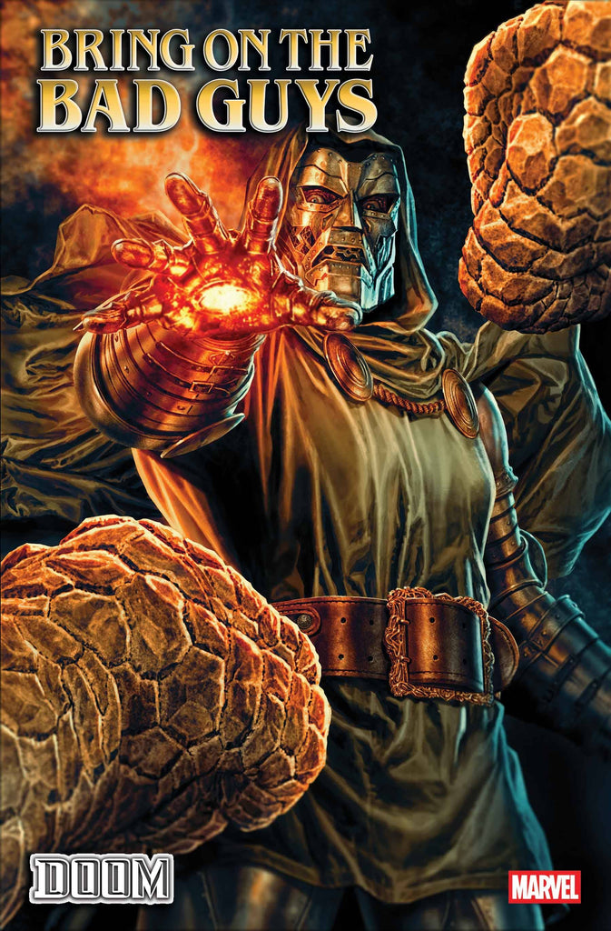 THE BALANCE OF POWER IS FOREVER CHANGED in  BRING ON THE BAD GUYS DOOM #1!  Available June 18 at COMIC FEVER!