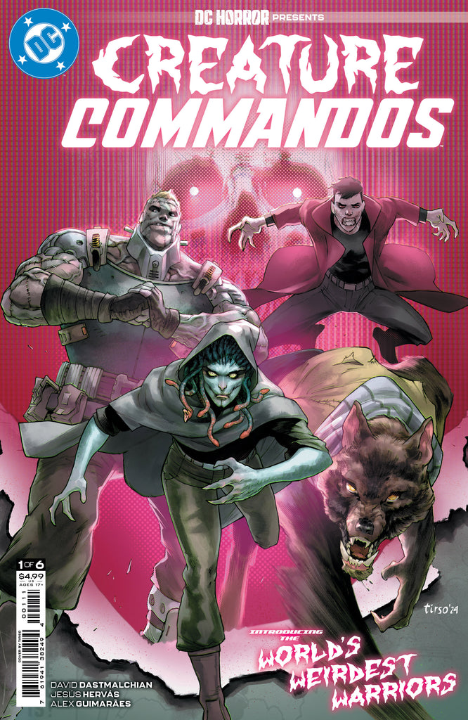 ALL HELL BREAKS LOOSE in DC HORROR PRESENTS CREATURE COMMANDOS #1. Available October 2 at COMIC FEVER!