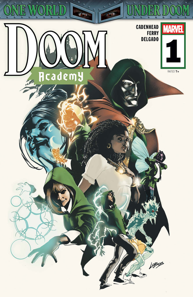 The best magic school in the world just got better in Doom Academy #1! Available February 19 at COMIC FEVER!