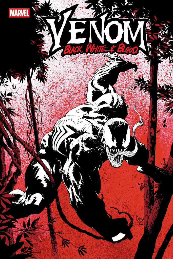 VENOM stories from across the history of the symbiote begin here in Venom: Black, White & Blood #1! Available August 20 at COMIC FEVER!