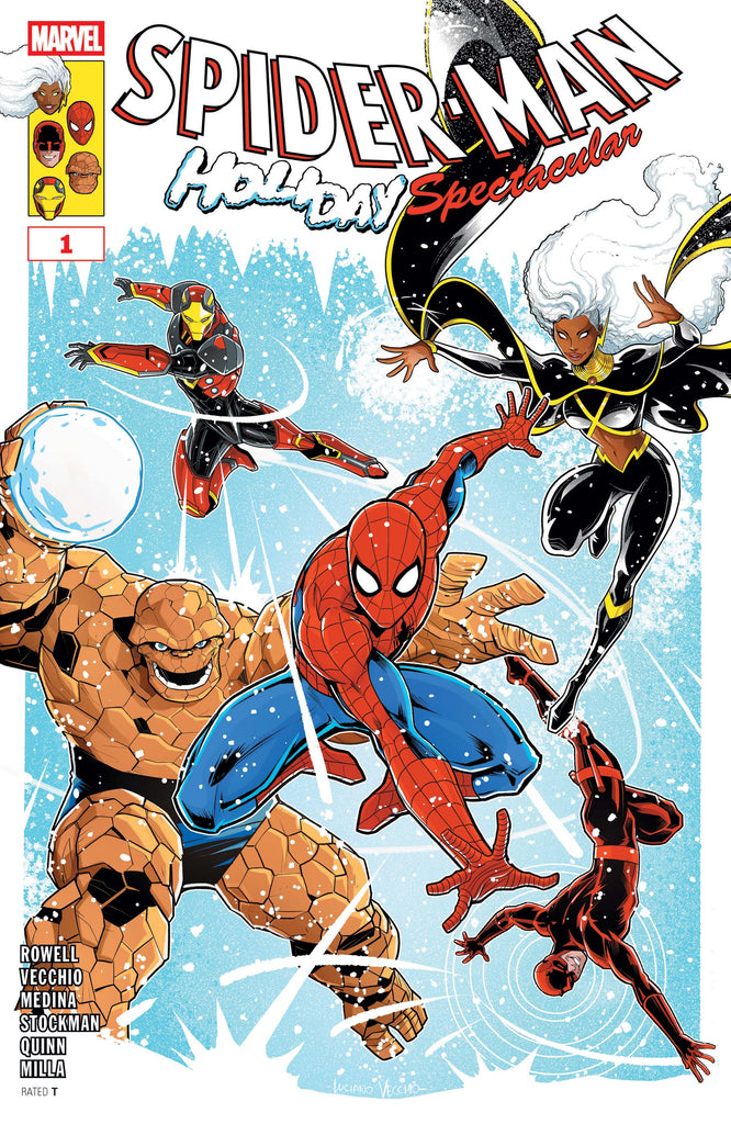 A bevy of Marvel's finest artists deliver a holiday romp in SPIDER-MAN: HOLIDAY SPECTACULAR #1! Available November 19 at COMIC FEVER!