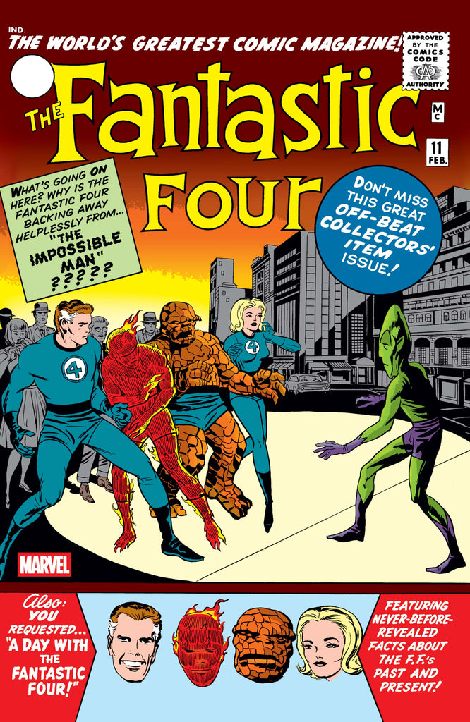 Experience Marvel's continued foundational storytelling in FANTASTIC FOUR FACSIMILE EDITION (2025) #11 ! Available November 12 at COMIC FEVER!