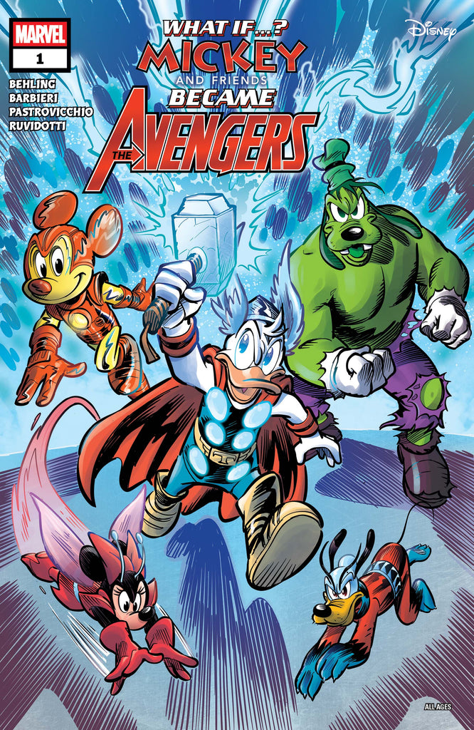 Get the hilarious mash-up of MARVEL'S and DISNEY'S greatest characters in MARVEL & DISNEY: WHAT IF...? MICKEY & FRIENDS BECAME THE AVENGERS #1!! Available March 5 at COMIC FEVER!