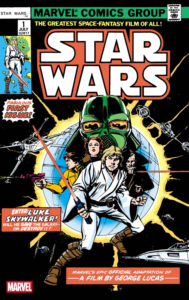 The Force has led us back to the start in STAR WARS 1977 FACSIMILE EDITION (2025) #1! Available April 9 at COMIC FEVER!